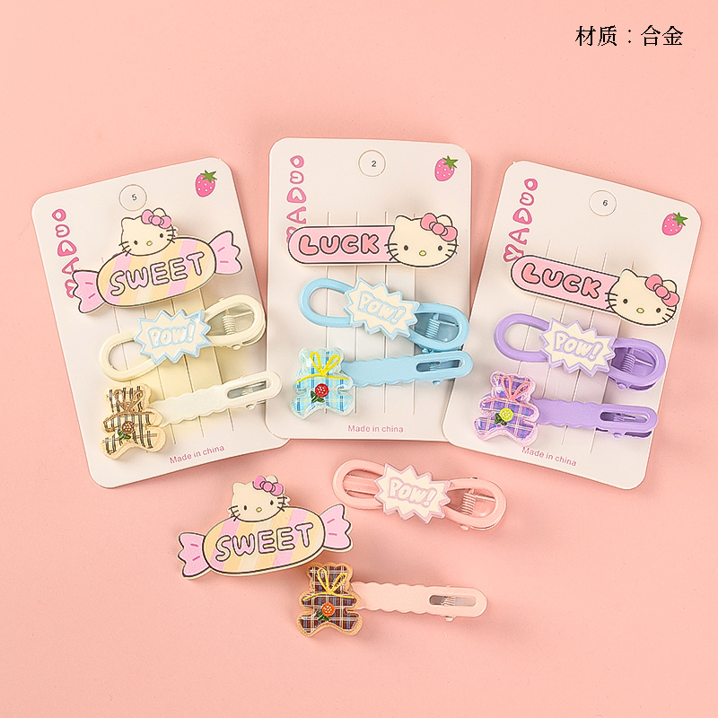 Boxed New Acrylic Cartoon Accessories Duck Clip