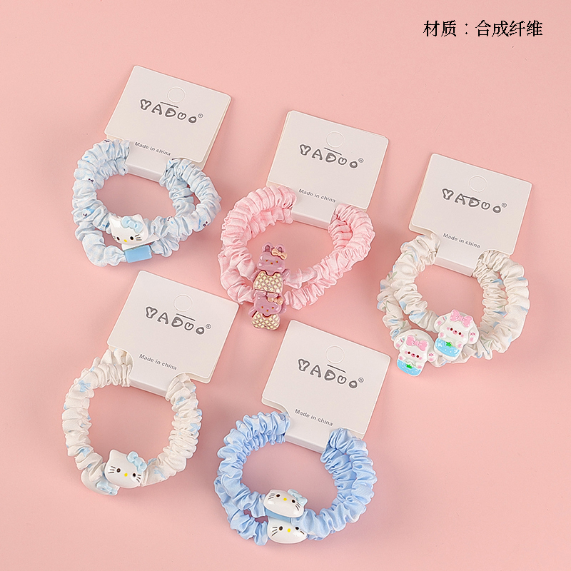 Boxed Two Printed Cartoon Accessories Small Intestine Ring