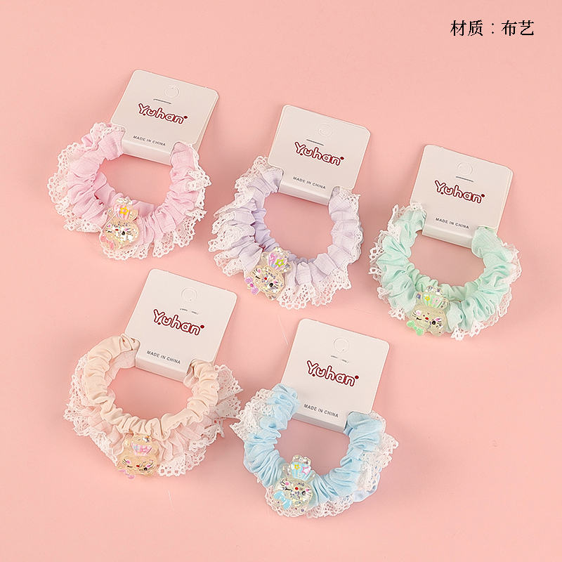 Cartoon box accessories lace small intestine ring (1 1)