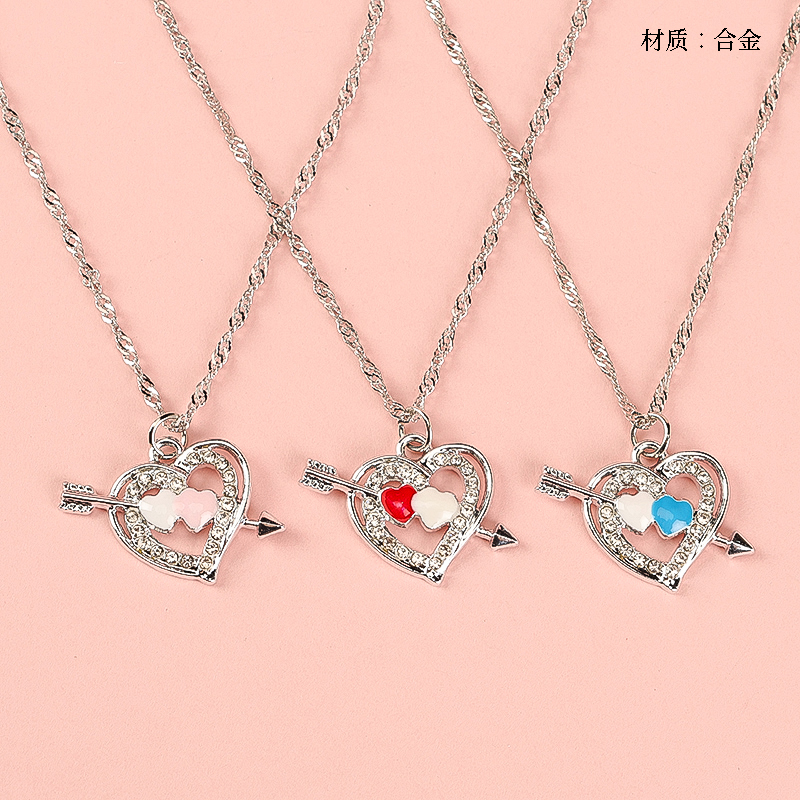 Dropping oil love water ripple necklace