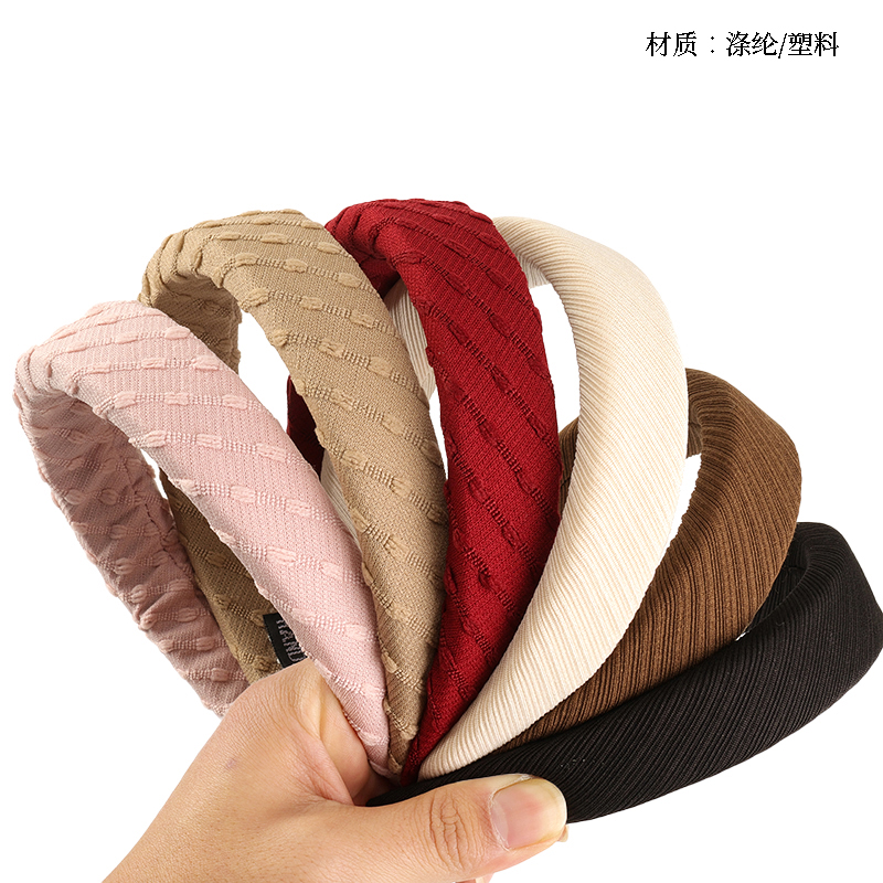 3cm knitted sponge head buckle