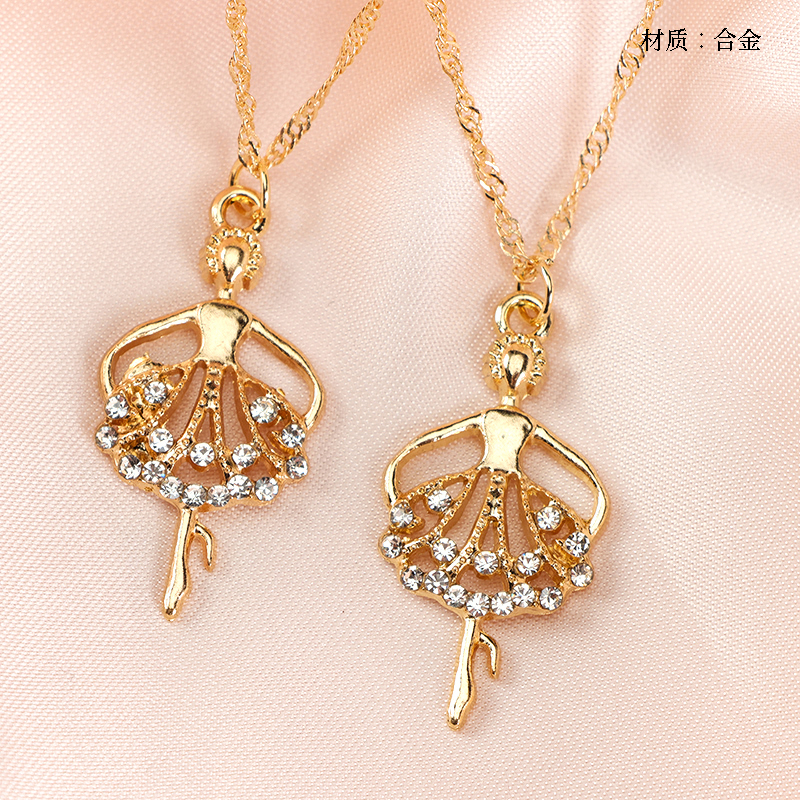 New Dancing Girl Necklace