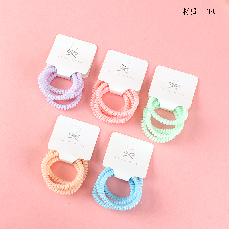 Boxed four candy-colored phone lines