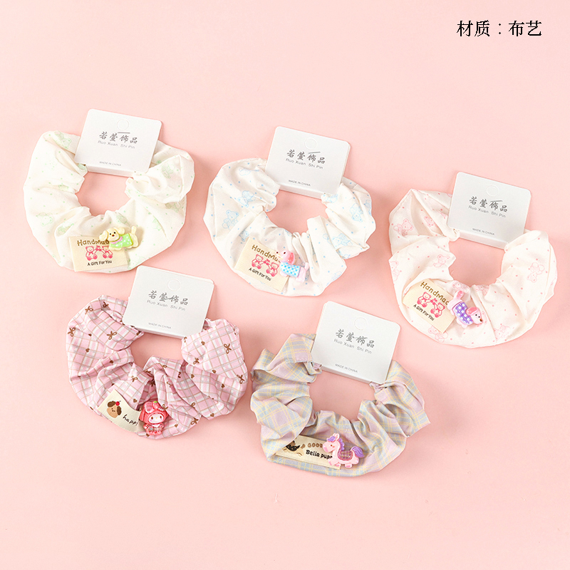 Cartoon printing labeling accessories large intestine ring (basket)