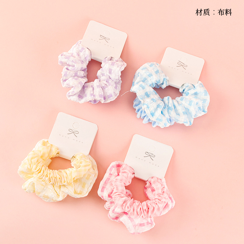 Boxed two colored check large intestine rings (1 1)