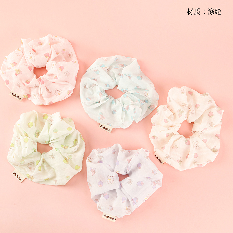 Cartoon printed label large intestine ring