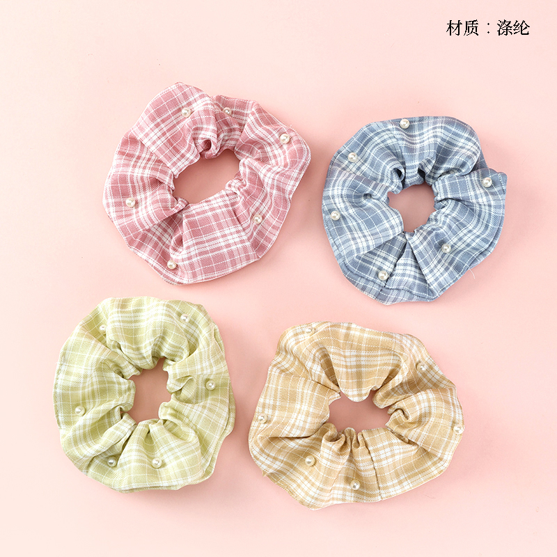 Boxed New Plaid Beaded Bowel Ring