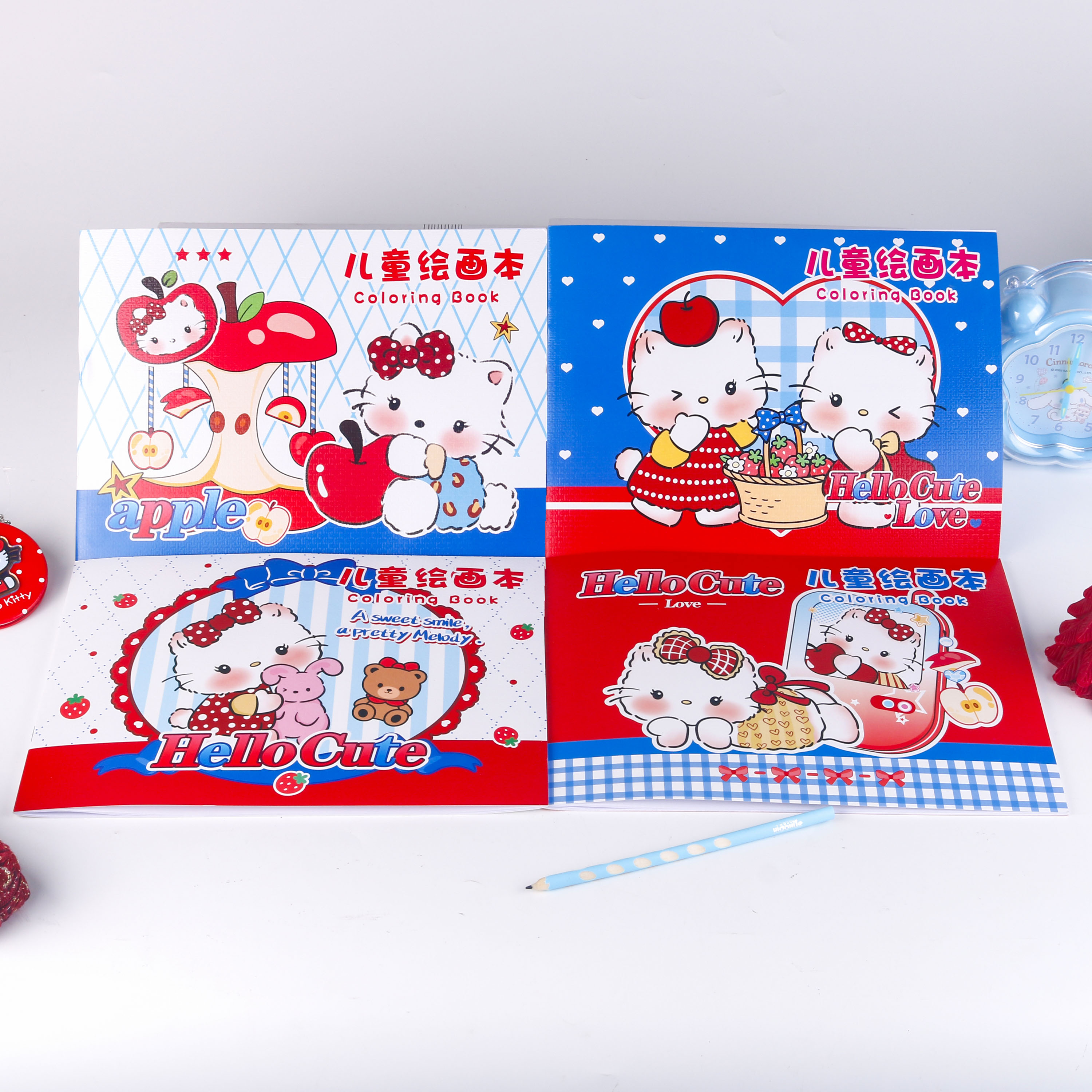 XX-0787 cute cat rectangular drawing book