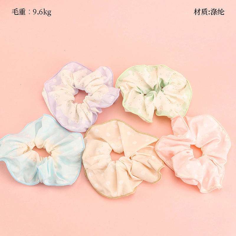 Two-color printed cartoon large intestine ring