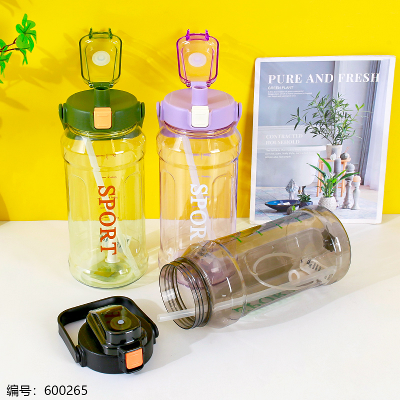 Large Capacity Flip-Top Sports Bottle 2000ml-3011