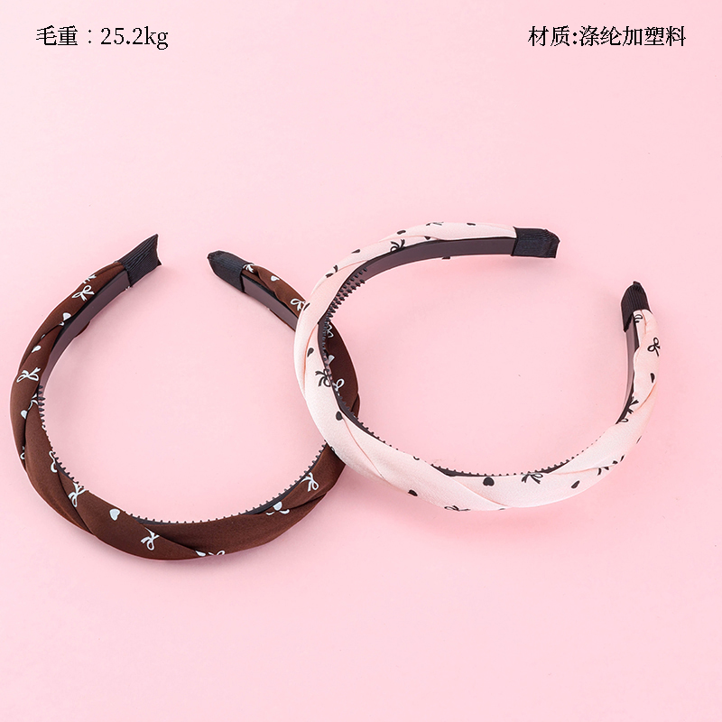 Vintage Printed Braid Head Buckle