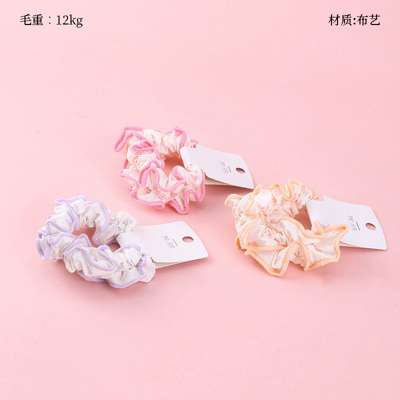 Two colored lock-edge printed sausage rings