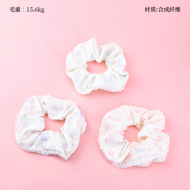 Cute printed large intestine ring