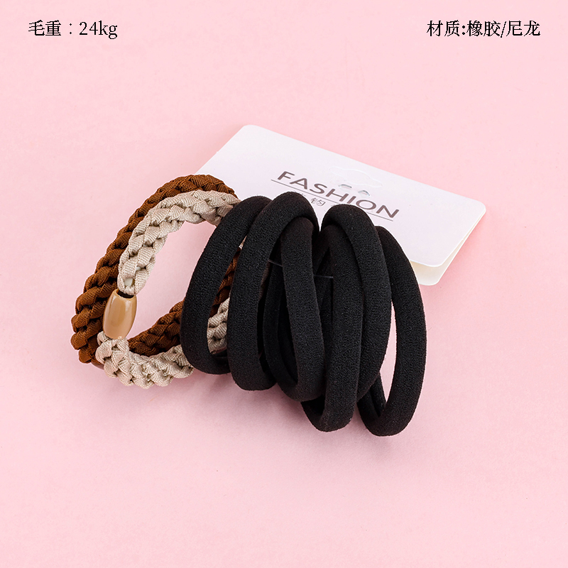 6 2 dark braid elevator rubber band