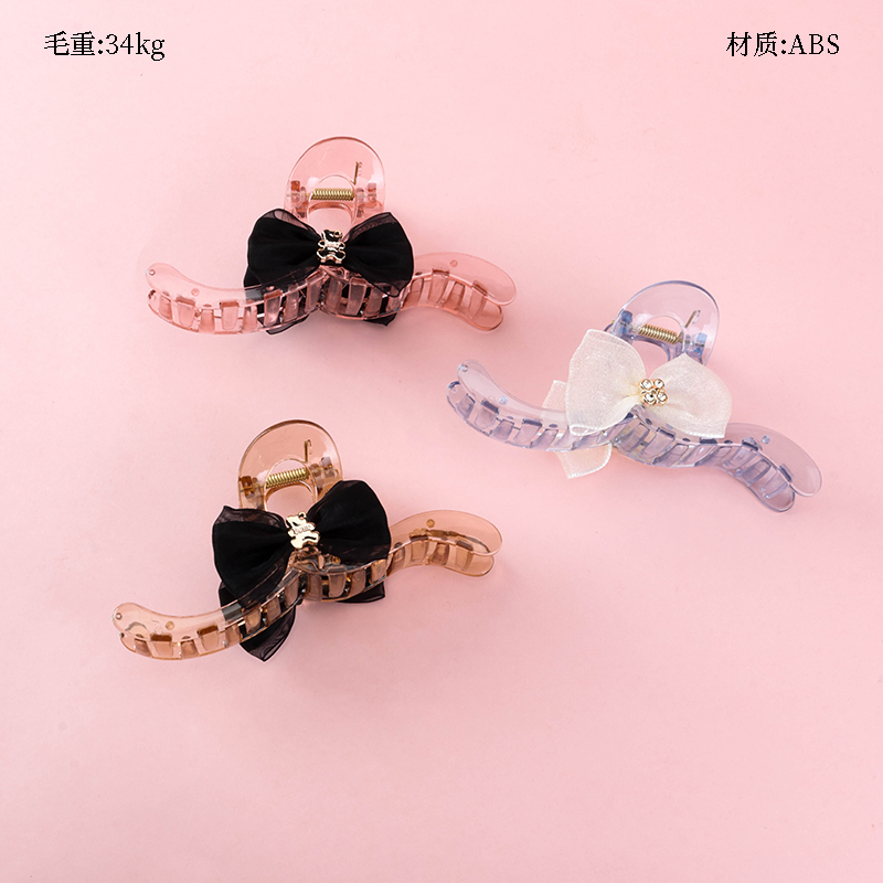 13cm double-sided gauze bow tie claw