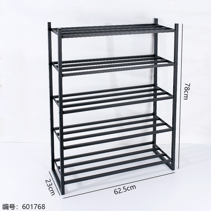 Carbon Steel 5-Tier Shoe Rack
