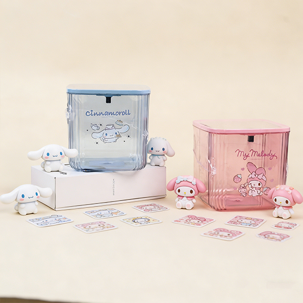 0709 adorable lid desktop storage box (mixed color) - Image 2