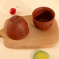 紫砂红缸杯-花 5