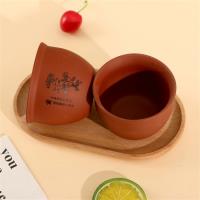 紫砂红缸杯-花 3