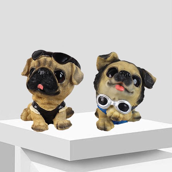 1005 Dog Assorted Resin Piggy Bank 402070003
