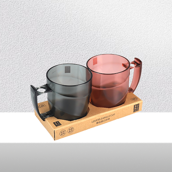 500 ML Plastic Transparent Rinse Cup Set