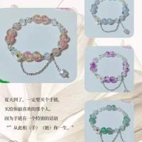 XX碎花水晶吊坠手链混款 2