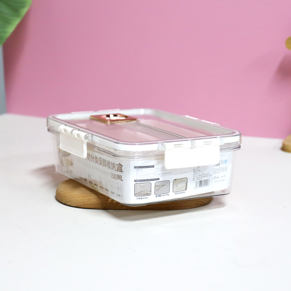 Small Short 2 Compartment PET Storage Box