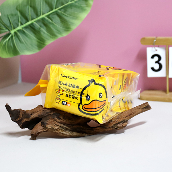 Yellow Duck Wet Wipes 10-Pack