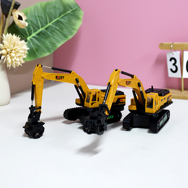 Assorted Light Music Friction Powered Excavator