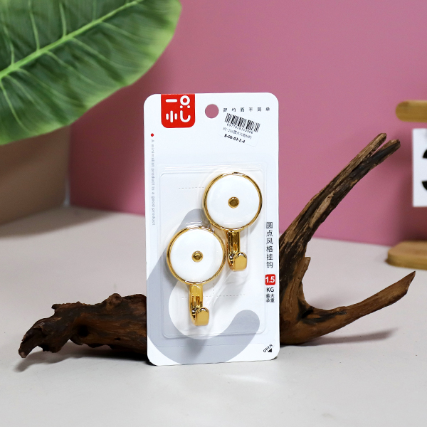 Polka Dot Adhesive Hook