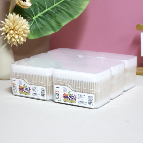 8808 500 Count Bamboo Cotton Swabs Frosted Box