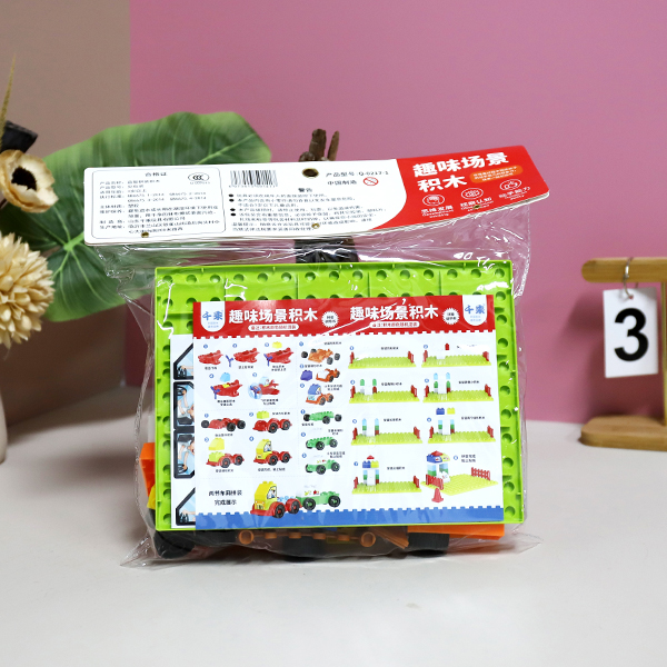 Gas Station Building Block Set