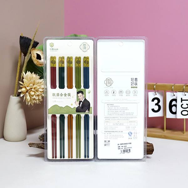 Chinese Half Circle Five Color Chopsticks