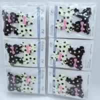 MSL毛线黑米点点小猫对贴 2
