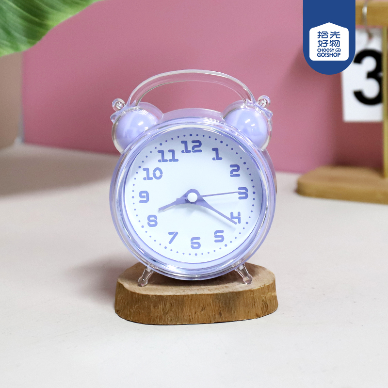 Round Crystal Digital Alarm Clock