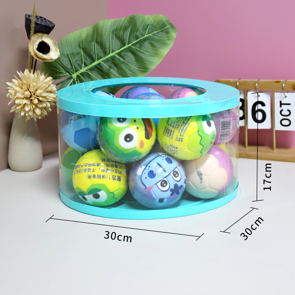 K90203 Animal Bouncy PU Football 9cm