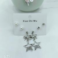 XSW一对吊坠+两对耳钉组合 3