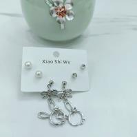 XSW一对吊坠+两对耳钉组合 5