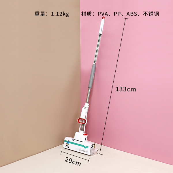 27cm Roller Sponge Mop Thick Straight Pole 1169 07190003