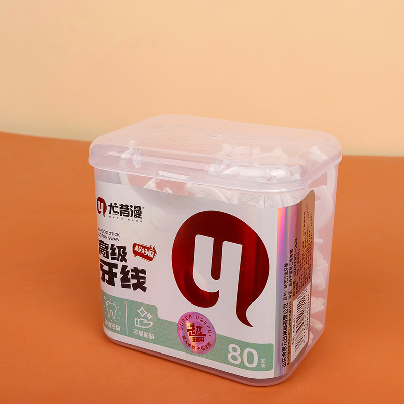 Large Square Box Dental Floss 80