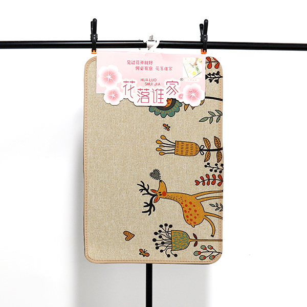 TPR Polyester 5.5mm Cartoon Linen 40x60 cm Door Mat 07080005