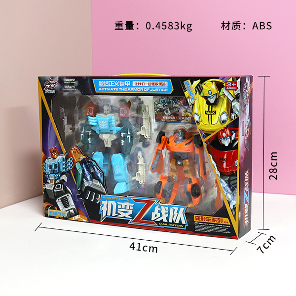 1158-146 Transforming Robot Toy ABS Two Colors 06010007