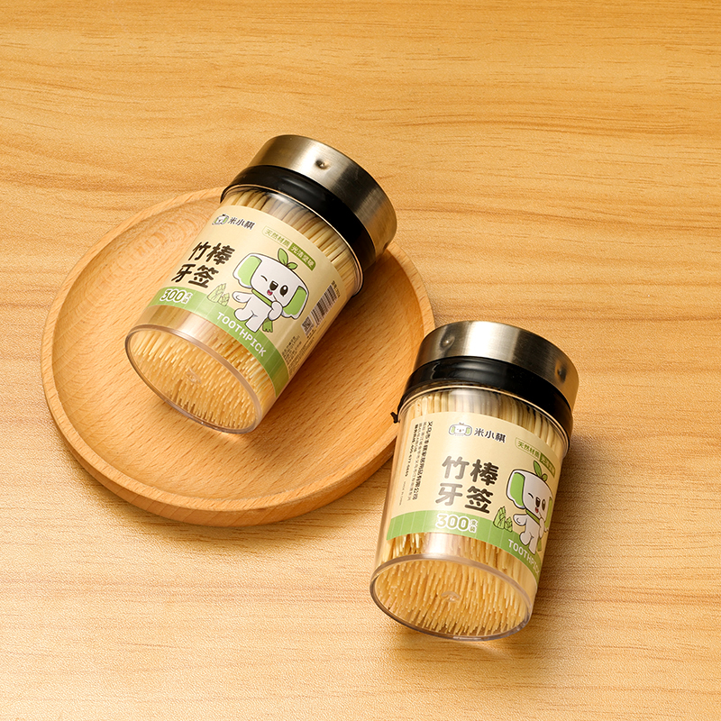 Large Steel Cap Bottle Toothpicks
