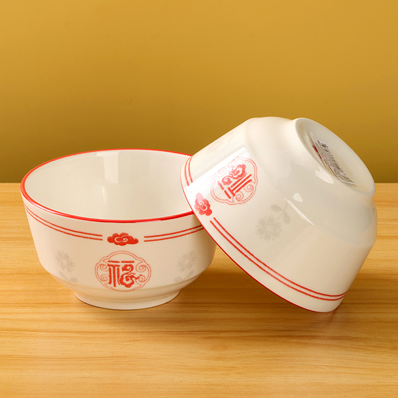 4.6 Inch European Style Ceramic Bowl Fuyun Manyuan