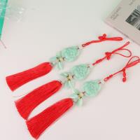 DCJ仿玉树叶苏车挂件 2