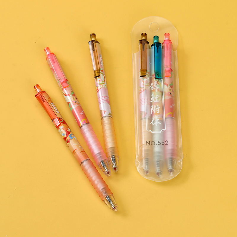 Koi Fish Exam Pen 3pcs