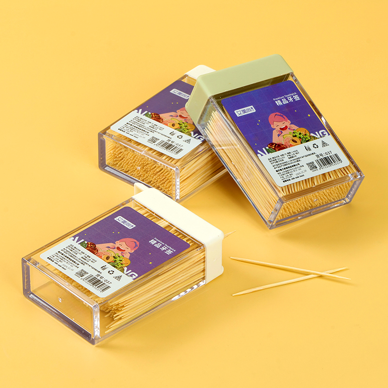 Rectangular Crystal Box Toothpicks
