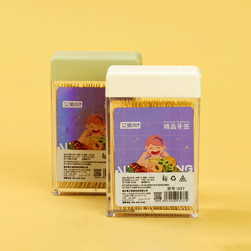 Rectangular Crystal Box Toothpicks