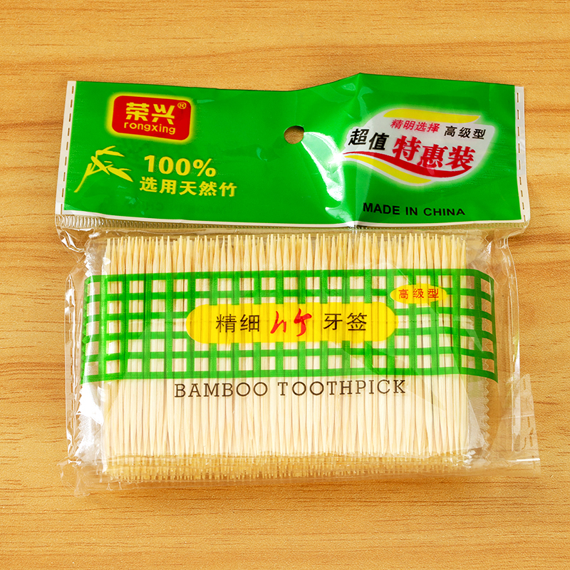 4 Pack Wood Toothpicks
