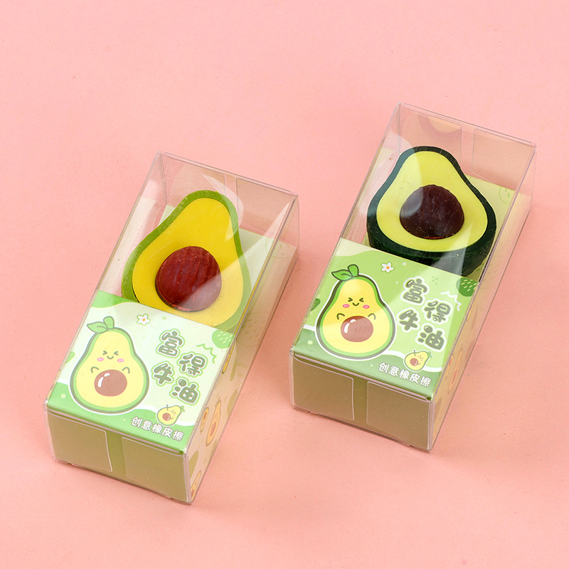 ER-8206 Cartoon Avocado Eraser TPR 3121300068